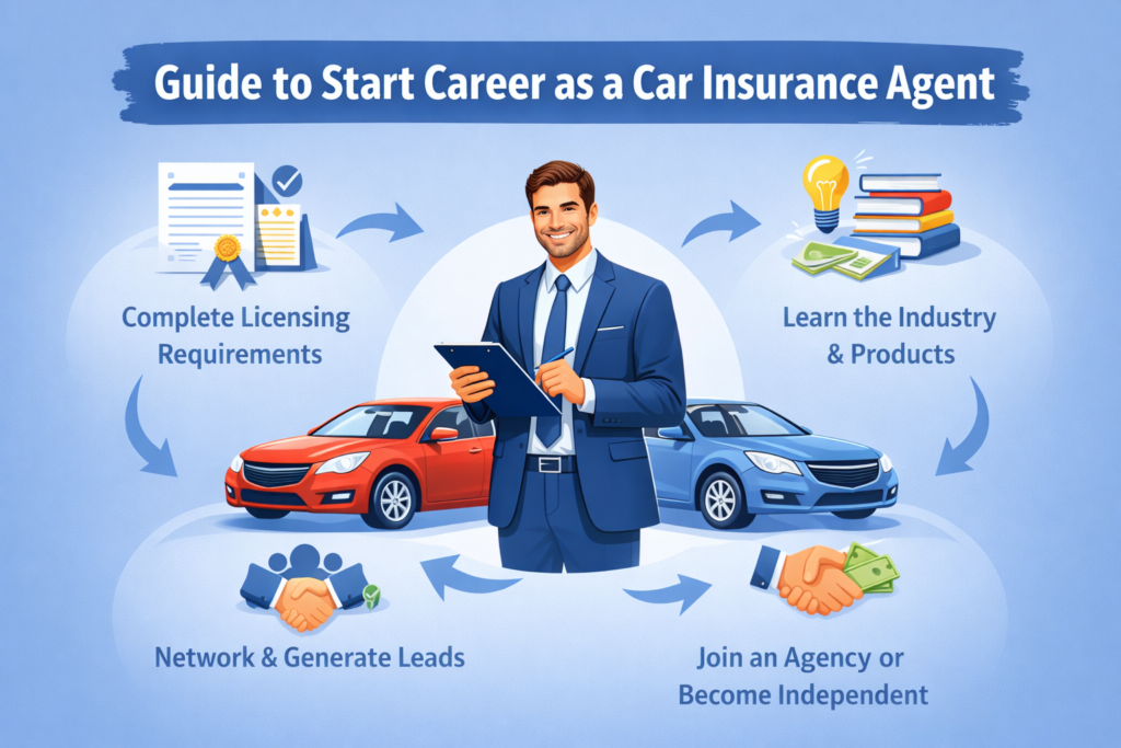Guide to Start Career as a Car Insurance Agent