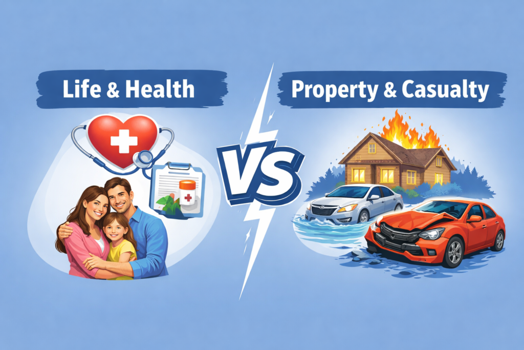 Life and Health vs Property and Casualty