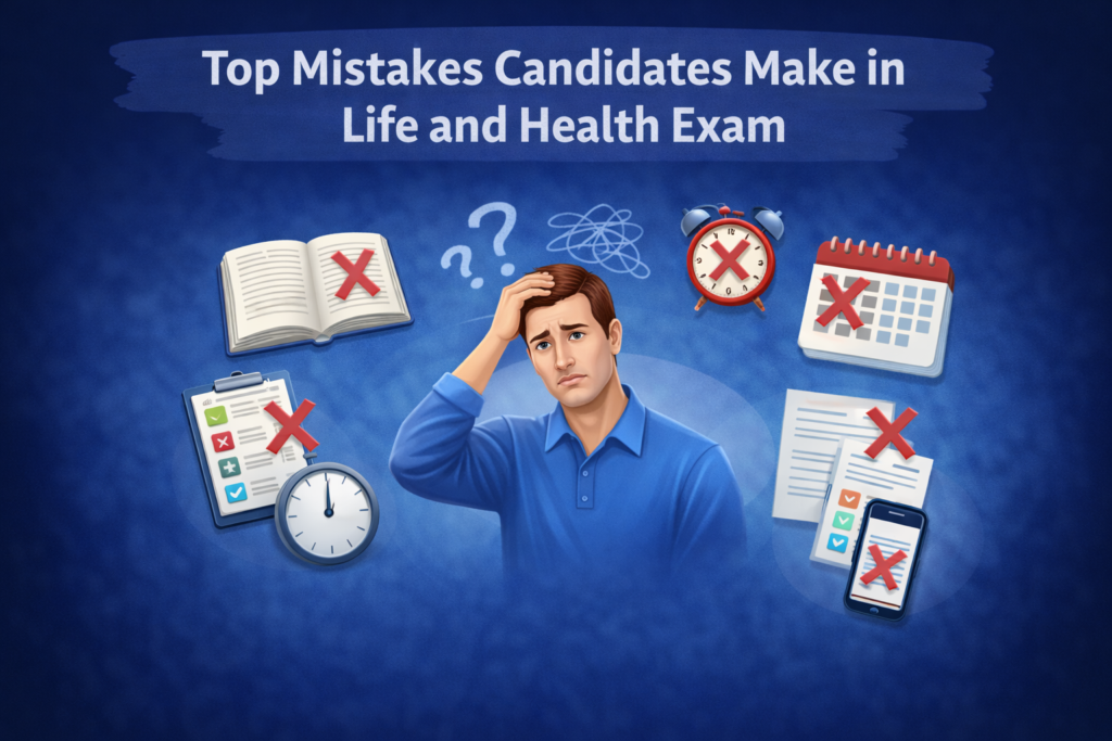 Top Mistakes-Candidates Make in Life and Health Exam