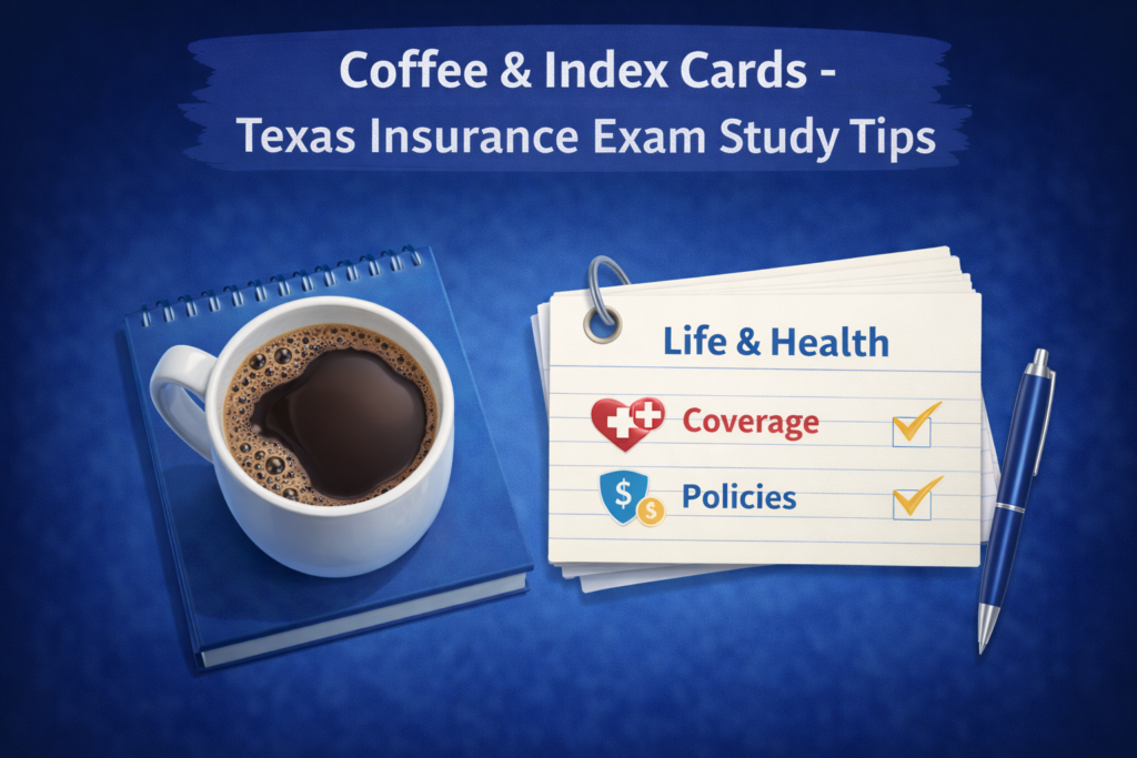 coffee and index cards
