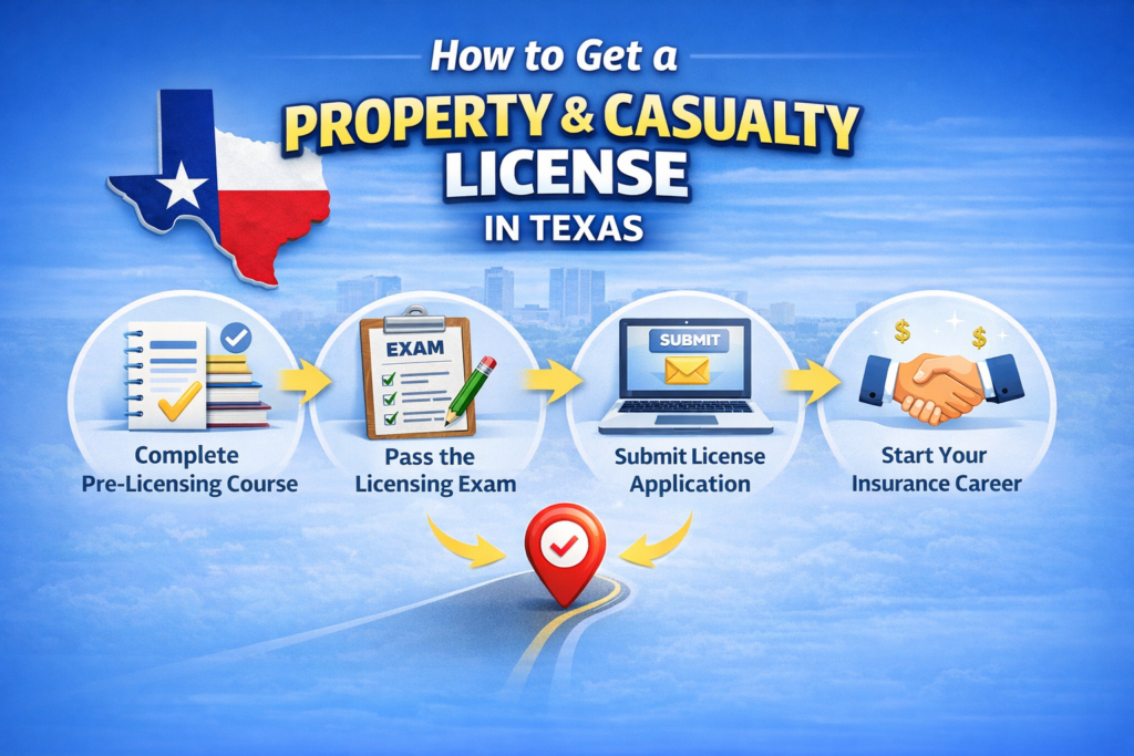 How to get a Property and Casualty license in Texas