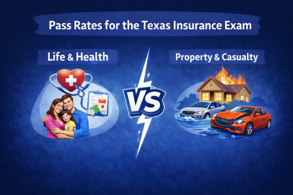 Pass rate of insurance exam