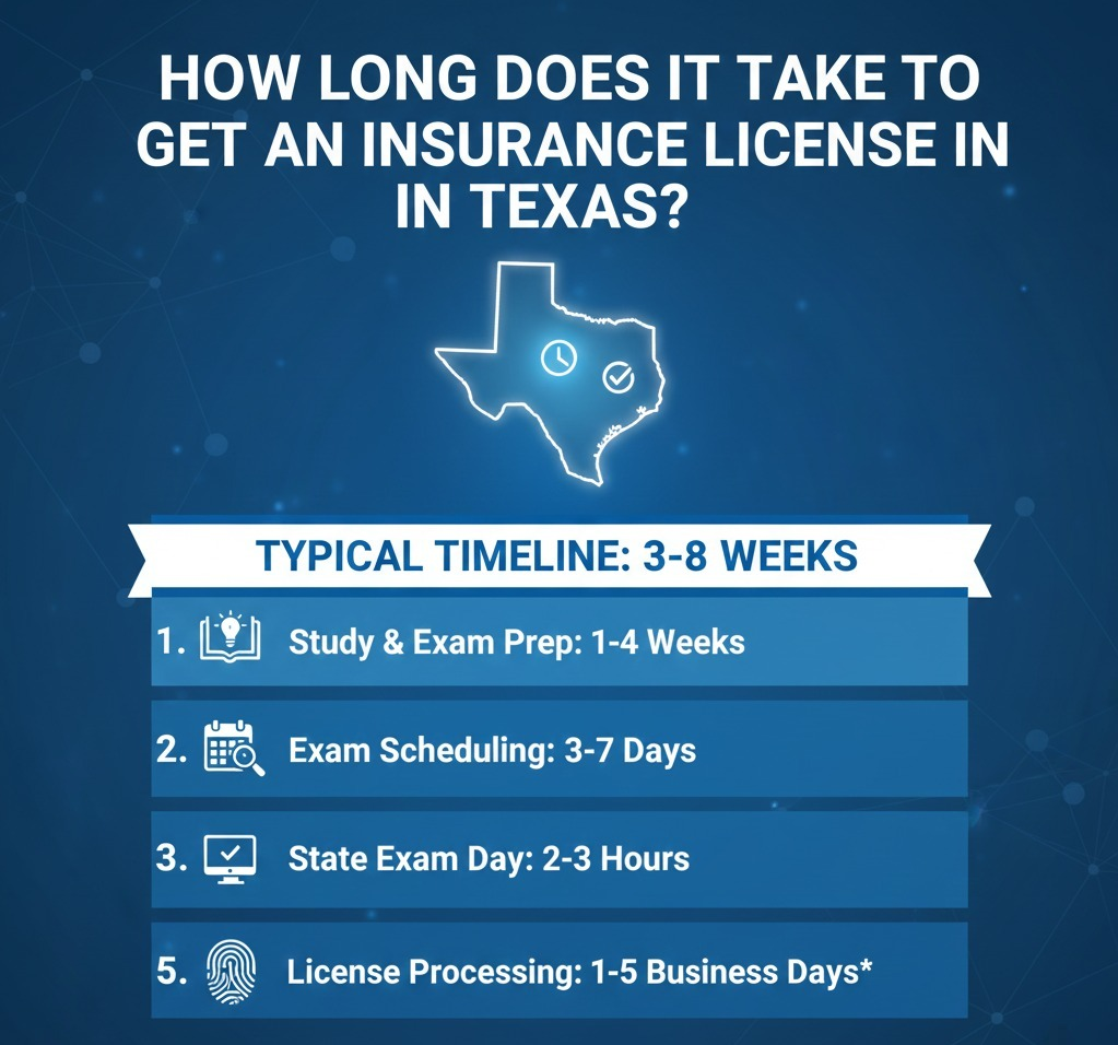 How Long Does It Take to Get an Insurance License in Texas